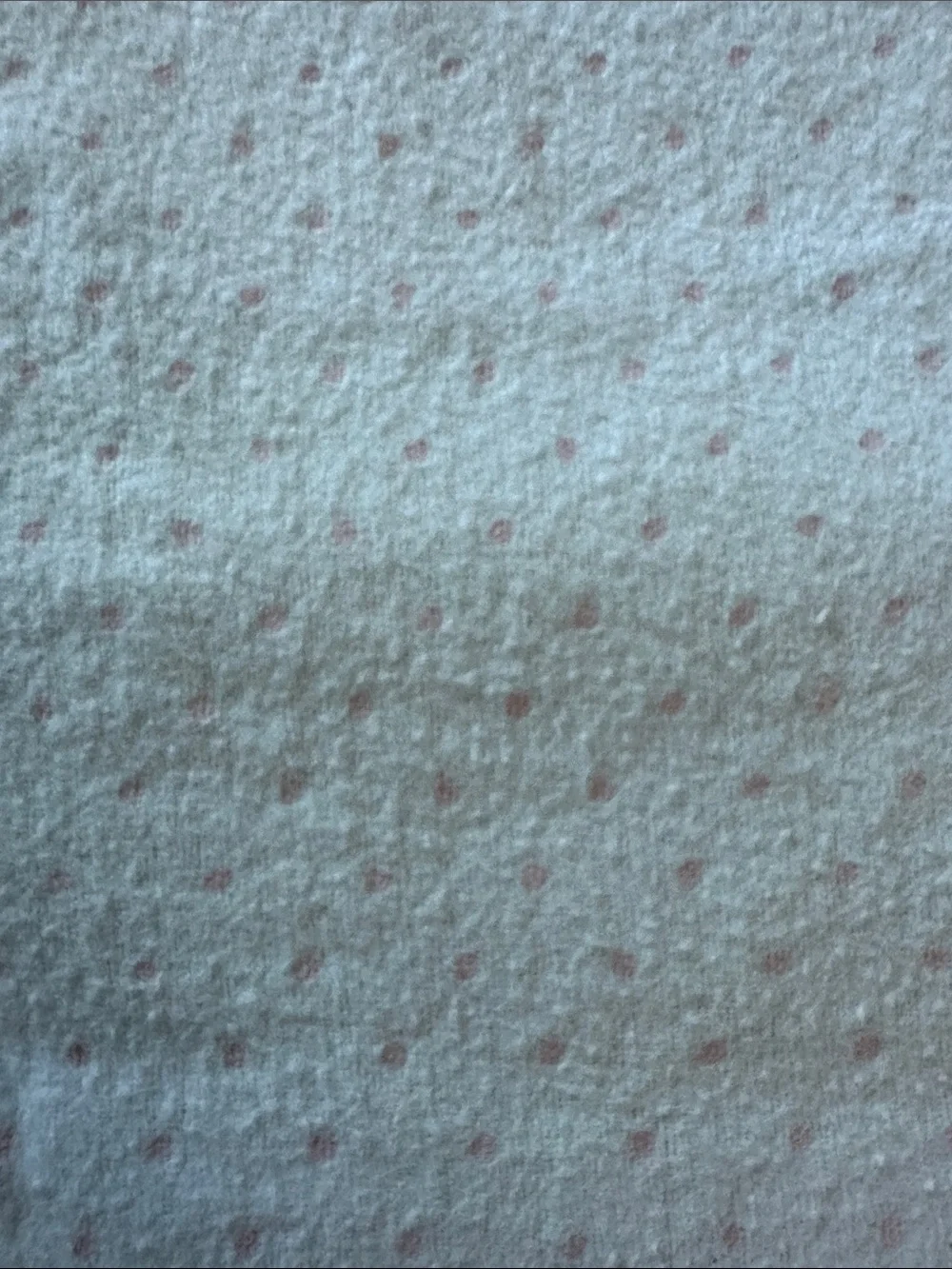 Soft White Microdot Swaddle